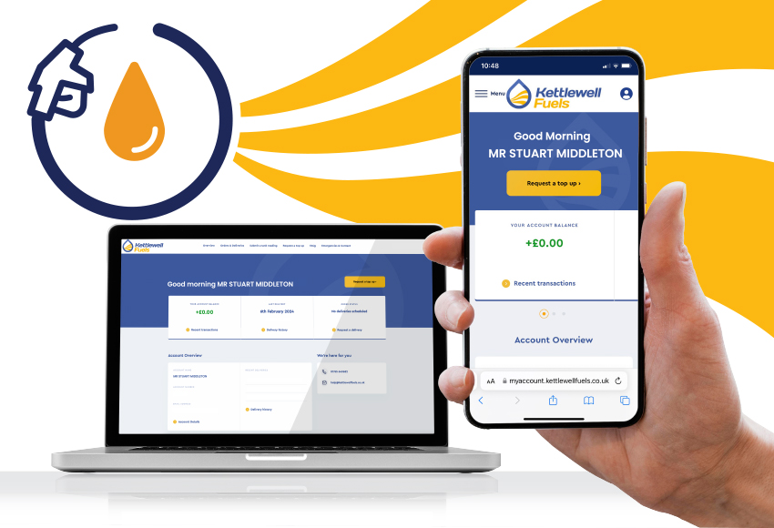Manage your account and order 24/7