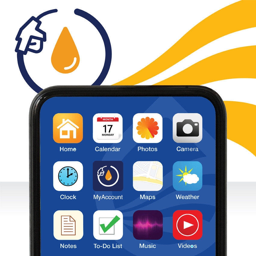 Kettlewell Fuels services My Account easy account management on iphone